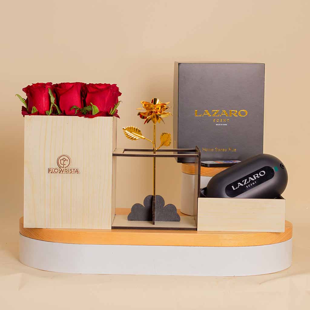 Flowrista Online Flowers Shop Lazaro Home Sense Plus And Unique Roses Box